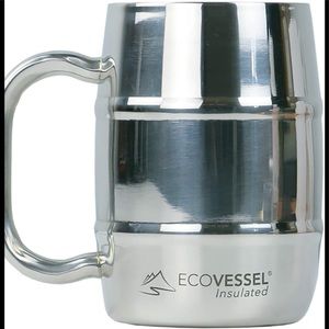 Insulated Double Wall Stainless Steel Mug, 8 oz. Great for hot or cold drinks